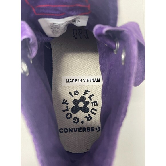 Converse Chuck 70 High x Golf Le Fleur Quilted Velvet Tillandsia Purple main image 6